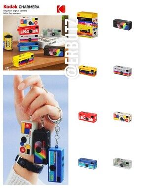 Viral 🎥 KODAK CHARMERA Keychain Digital Camera Blind Box Collection - 1987
